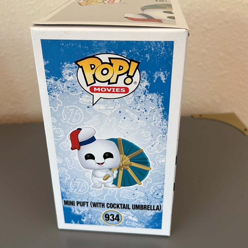 FUNKO POP Ghostbusters Mini Puft Vinyl Figure with Cocktail Umbrella 934 - Picture 5 of 6